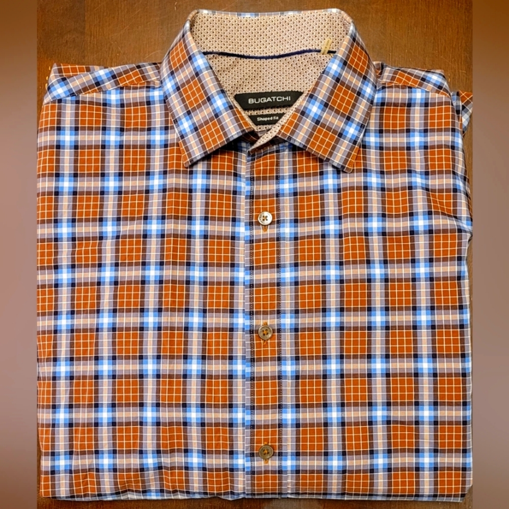Bugatchi Mens Dress Shirt
